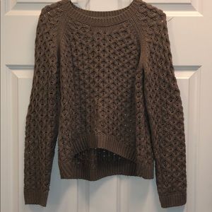MONO B light brown sweater with elbow pads